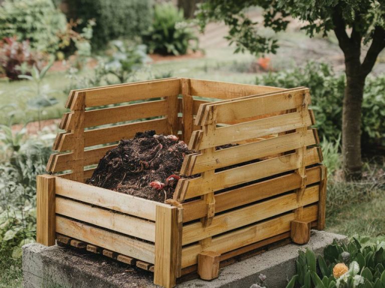 comment construire un composteur en bois pour recycler vos déchets de jardin