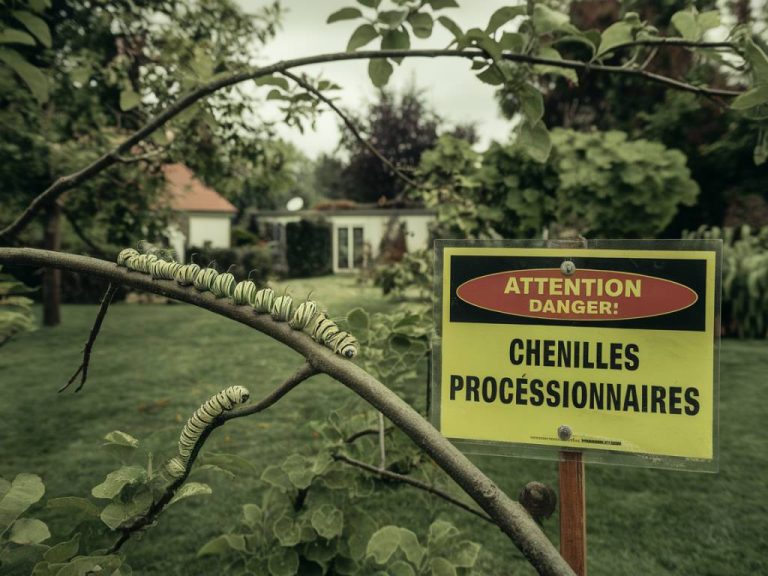 Chenilles processionnaires : attention danger dans votre jardin